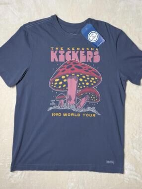 NWT Kenosha Kickers Home Alone Movie Shirt John Candy Polka Gus Polinski Blue XL